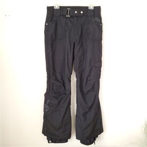 Columbia Titanium Omni-tech Women's Rose Snowboard Black Pant Size Small